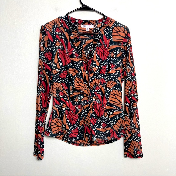 DR2 Tops - DR2 Y2K Retro Printed Top - size Medium